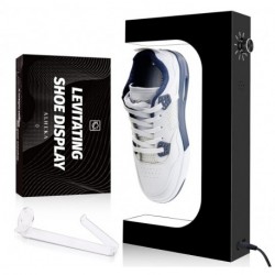 Alheka Levitating Shoe Sneaker Display, Magnetic Floating Shoe Display, Shoe Levitation with Separation Control on LED Light for Sneaker from 200-650g, Gift for Sneakerhead