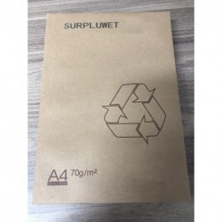 SURPLUWET Printing paper，Premium A4 (8.3"x 11.7") Printer Paper - 28lb Bond / 70lb Text (105 gsm) Bright White Paper (100 Sheets)