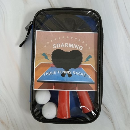 SDARMING table tennis rackets, Pingpong Paddle with 2 Bats and 3 Balls.